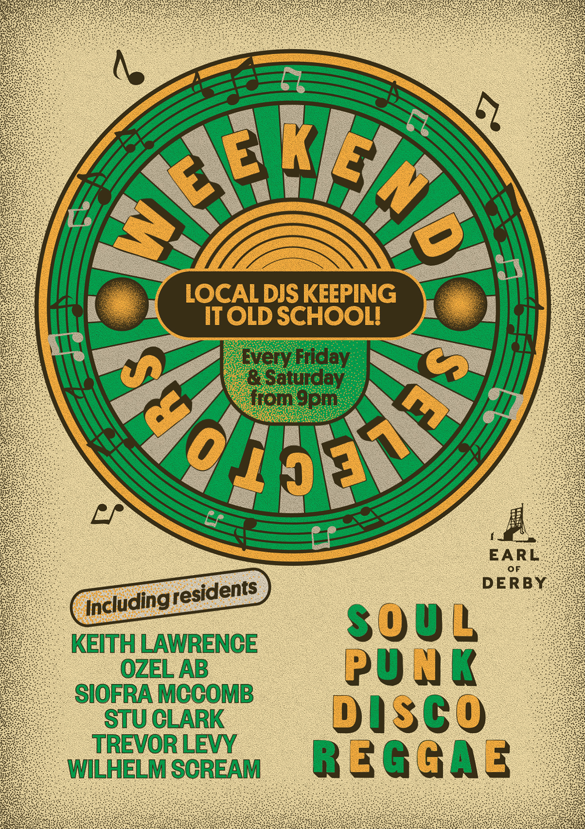 Saturday local DJs